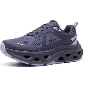 NORTIV 8 Women's Cushioning Walking Shoes Non Slip Breathable Comfortable Workout Running Tennis Jogging Gym Athletic MovePropel Fashion Sneakers,Size 11,Dark Purple
