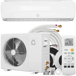 9 SEER2 Mini Split AC, 230V 9000 BTU Mini Split Heating and Coolings up to 450, Inverter Mini Split System w/Remote Control, Low Nosie,Mini Split Air Conditioner for Home