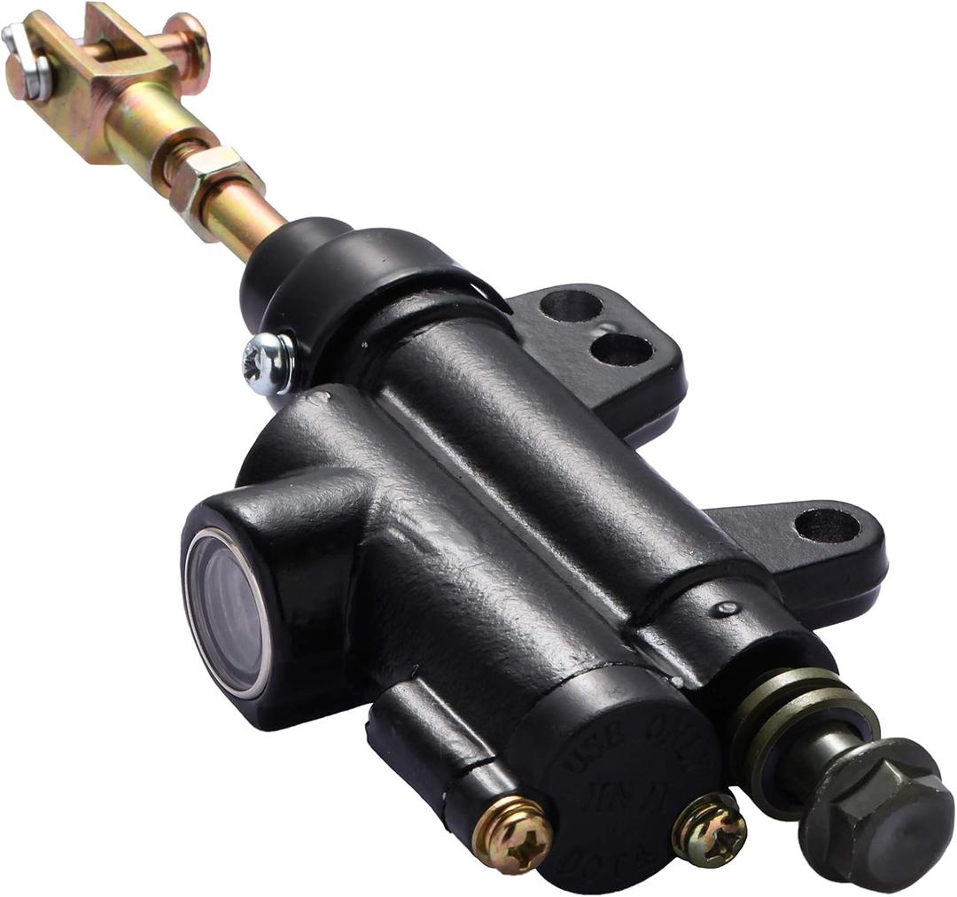 Rear Brake Master Cylinder Coolster 10mm Compatible with 50cc-125cc ATVs Taotao Baja BMS Roketa for Chinese ATV dirtbike