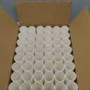 Pack of 48 Cardboard Craft Toilet Paper Tube Rolls, 9.9 cm Length (White)