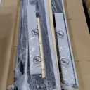 CXVX King Size Platform Bed Frame with Upholstered Headboard, Button Tufted Design, Strong Wooden Slats, No Box Spring Needed, Easy Assembly, Noise Free