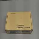 Normcore Espresso Tamping Station, Wood Coffee Tamper Station Fit 51 to 54mm Espresso Machine Accessories Coffee Tamper, Distributor, WDT, Puck Screen, Portafilter Holder Stand, Solid Black Ashwood