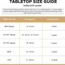 LUSHVIDA Round Vinyl Tablecloth, Waterproof, Fits 36''-44'', Deep Coffee