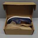 QAE Loafers for Women Penny Loafers Slip On Sneakers Women's Shoes Dressy Casual Comfortable Ladies Fall Shoes (7.5, Blue)