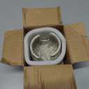 Sponge Holder for Kitchen Sink, Ceramic Dish Sponge Dish Rack Scrubby Caddy Kitchen Organizer Cute Sink Caddy Organizer, Farmhouse Decor, Speckled Glaze (Barrel-type)