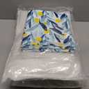 Outdoor Throw Pillow Covers Pack of 2, Decorative Water Repellent Square Pillow Cases with Piping 18x18 Inch, Leaves Multi