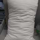 Artscope Synthetic Down Lumbar Pillow Insert, 12x20 Down Alternative Throw Pillow Insert. Ultra Soft Fluffy Sleeping Pillow with 100% Cotton Cover, Decorative Pillows-White.