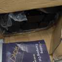 Slendor Folding Camping Cot Black, Sleeping Cot for Adults with Carry Bag, Mattress, 1200D Layer Oxford Portable Camp Bed Cot Bed for Guest Travel Office Beach