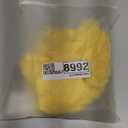 BORIFLORS Women's Sexy Ruched Bodycon Midi Dresses Square Neck Sleeveless Ruffle Hem Club Party Tank Dress (Yellow, Small)