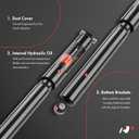 A-Premium Rear Shock Absorber Compatible with Kenworth C500 T2000 T600A T660 T680 T700 T800 T880 W900 W990, Peterbilt 365 367 378 379 382 384 385 386 387 388 389 567 579 587