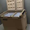 12 Volt Car Refrigerator Dual Zone Electric Cooler, 40 Quart Portable Freezer Fridge with APP Control, Compatible with Detachable Battery (Not Included), for Overlanding, Camping, RV, Truck