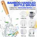 Holikme 6 Pack Dish Brush Kitchen Brushes Set with Vegetable Palm Brush, Bottle Brush, Dish Brush and Straw Brush, Fruit Cleaning Brushes for Cleaning Potato Skillet Wok Pot Pan Cast Iron, Yellow