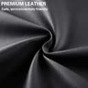 Self Adhesive Leather Repair Patch Kit, 35 in x 79 in Large Vinyl Leather Repair Tape for Furniture, Car Seat, Couch, Sofa, Chair Black