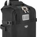 Boardingblue 17x10x9 Inches United Airlines Rolling Personal Item Under Seat Travel Bag Suitable For Major Airlines, Not Suitcase, Rolling Travel Bag Design (Black, 17x10x9 Inches)