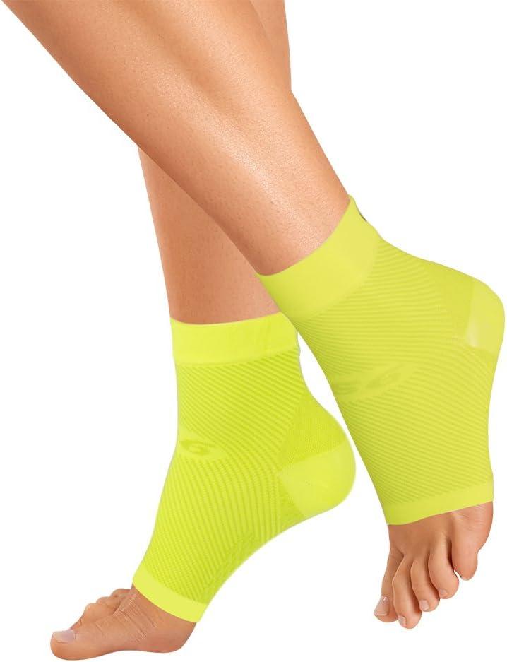 OrthoSleeve FS6 Compression Foot Sleeves for Women & Men, Helps Plantar Fasciitis Relief, Heel Pain, Achilles Tendonitis Support & Swelling (1 Pair)