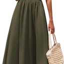 PRETTYGARDEN Womens Summer Casual Scoop Neck Sleeveless Long Dresses Tank Top Patchwork Aline Swing Maxi Dress with Pockets (M)