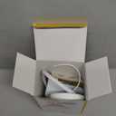 Glocusent 5W 36 LED Reading Clip on Light for Bed, Eye Caring Bed Lamp, 3 Colors & 5 Brightness Levels for Headboard with Adapter, Perfect for Reading, Working & Studying (White)