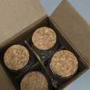 4 pcs 60ml Small Glass Bottles with Cork Stopper,Decorative Bottle,Vials Jars,Cute Storage Jar,Wishing Bottle 37x80mm(1.46x3.15inch)