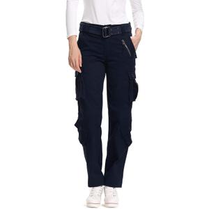 Women's Cotton Casual Cargo Pants Military Army Tactical Combat Work Trousers with 8 Pockets, Size: 16