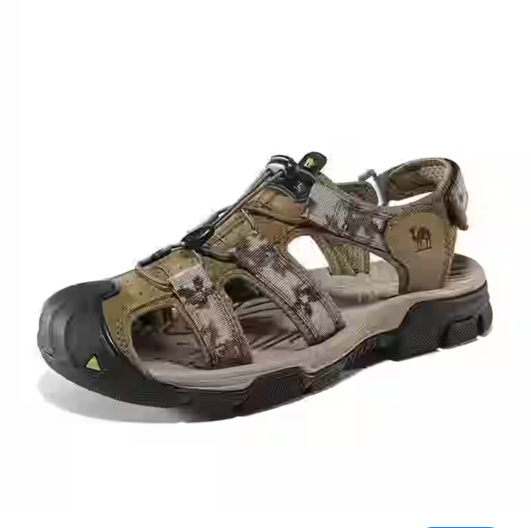 GOLDEN CAMEL Men's Shoes Genuine Leather Men Sandals Designer Shoes for Men Roman Gladiator Slippers Breathable Hiking Sandalias 2Y