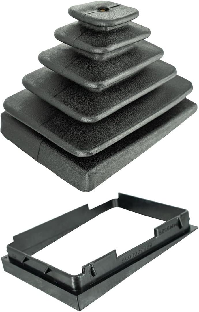 53000056 52078558 Shifter Boot & Retainer Bezel Kits Fits for Jeep TJ Wrangler 1997 1998 1999 2000 2001 2002 2003 2004