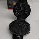 Mueller Heart 5 Waffle Maker, Norwegian Waffle Iron, Adjustable Browning Control & Nonstick, Cool Touch Handle, Easy to Clean, Small Kitchen Appliances