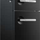 Frigidaire, 3.1 Cu. Ft. 2 Door Retro Series Compact Refrigerator, Built-In Side Bottle Opener, Onyx