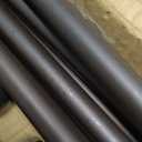 2 Pack Brown Curtain Rods for windows 32 to 62 inch, 5/8 inch Splicing Heavy Duty Metal Curtain Rod Set with Brackets