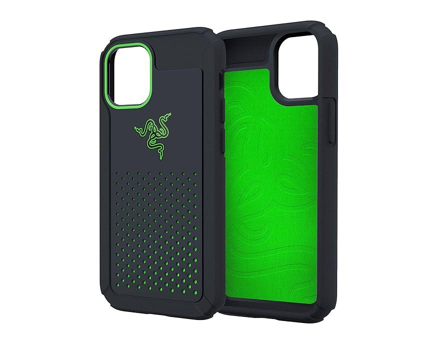 Razer Arctech Pro for iPhone 12 and iPhone 12 Pro Case: Thermaphene & Venting Performance Cooling - Wireless Charging Compatible - Drop-Test Certified - 5G Compatible - Matte Black