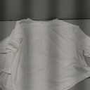Crop Tops for Women Short Sleeves T Shirts Casual Crewneck Curved Hem Loose Fit Summer Basic Tees 2026 (White, L)