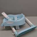 EGREE Potty Training Toilet Chair Seat with Step Stool Ladder for Kids and Toddler Boys Girls  Foldable Height Adjustable Children Toilet Training Seat with Safe Handles & AntiSlip Pads, BlueWhite