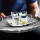 4Pcs Oggi Shot Glasses w/Heavy Base, Real Glass Shot Glass Set, Cool & Classic Design, Ideal Groomsmen Gifts, Tequila Shot Glasses, Bachelor Party Favors for Men - 1.5oz / 44ml (Clear)