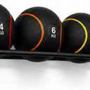 Medicine Ball Rack Wall Mount, Med Ball Storage Holder, Slam Balls Rack for Home Gym, Heavy Duty Exercise Equipement Wall Storage
