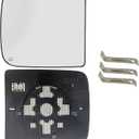 Passenger Side Towing Mirror Glass Compatible with 2009-2020 Dodge Ram 1500 2500 3500 4500 5500 Ram Right Side Upper Mirror Glass with Rear Mounting Bracket 68067726AA