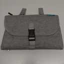 Kopi Baby Portable Diaper Changing Pad - Baby Diaper Changer Travel Bag with Wipes Pocket, Smart Design Portable Changing Mat, Infant Travel Station Kit, Gift for Newborn Girl & Boy - Grey, Classic