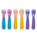 Munchkin ColorReveal Color Changing Toddler Forks and Spoons, 6 Pack