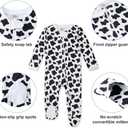 UNIFACO Baby Girls Boys Footed Pajamas One-Piece Sleeper Snug Fit Sleep and Play Zip Front Footie Romper 0-12 Month