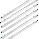 QWORK Blueprint Clamps, 6 Pack 42" Blueprint Binding Strips, Architectural Drawing Storage Tool for Paper, Poster, Map, Plans & Drawings