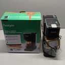 Single Serve Coffee Maker, Iced and Hot Coffee Machine for K Cup & Grounds, Compact Design, 40oz Removable Water Reservoir, 6 to 24 Oz Brew Sizes, Fits 7.3" Travel Mug, Black