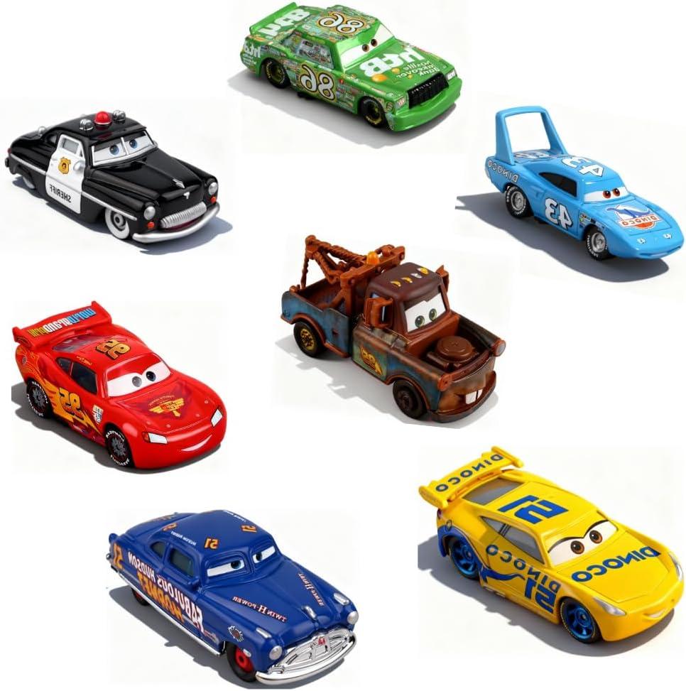 7PCS Car Toys 2 3 Car Diecast Toy Set