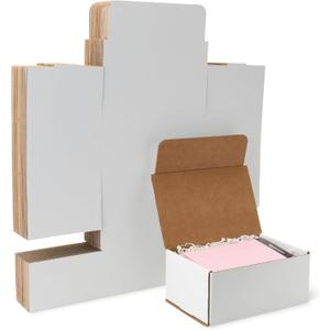 Amazon Basics Cardboard Shipping Mailer Boxes, 9" x 6" x 4", White, 25-Pack