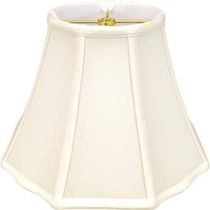 Royal Designs, Inc. BSO-701-18EG Flare Bottom Outside Corner Scallop Basic Lamp Shade, 10 x 18 x 13, Eggshell