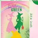 Wicth Birthday Party Decorationas Favors,Pink The Broom on The Wicth Game,Pin and Green Party Decorations Supplies