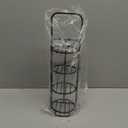 SpaceAid 4 Tier Shampoo Bar Holder for Shower, Self Draining Soap Bar Holders Caddy for Bathroom Wall and Kitchen Sink, Shampoo Bar Dish Rack, Stainless Steel Bar Soap Holder (Black)