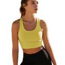 Women's 100% Merino Wool Sports BraWireless Racerback Sports Vest for Hiking, Yoga & Outdoor Activities (M)