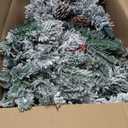 6.5 ft. Pre-Lit LED Slim Fraser Fir Artificial Christmas Tree