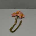 Glaciart One Felt Flowers Artificial Bouquet - 5 pcs | Reusable, Washable and Essential Oil Ready Pastel Artificial Flowers w/Bendable Wire Stem | Great as Gift and Home or Event Decorations (Pale Pink)