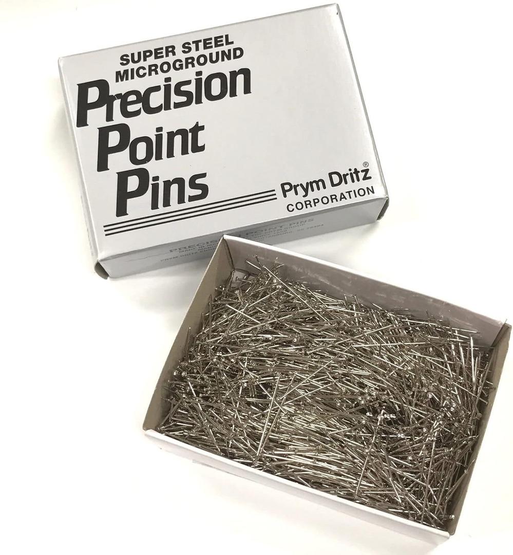 Prym Dritz Super Steel Dressmaker Pins - 1/2 Lb Box (Size 17, 1-1/16")