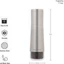 KitchenAid Stainless Steel Filled Pepper Grinder, 8 Inch