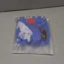 ZAFUL Womens Swimsuit Cover Up Dress Off Shoulder Hollow Coverup Bathing Suit Mesh Swim Beach Dress (Medium, 0-1blue)